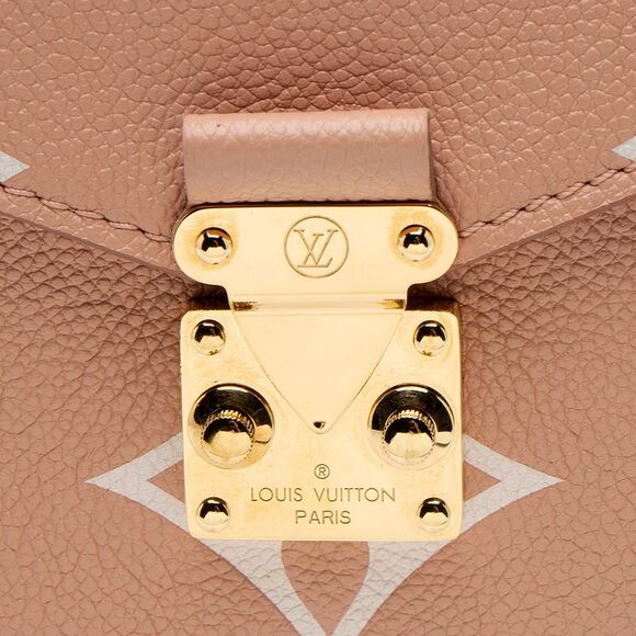 Louis Vuitton Giant Monogram Empreinte Bicolor Pochette Metis Shoulder Bag - Picture 8 of 13